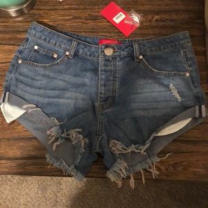 Caffeine denim shorts